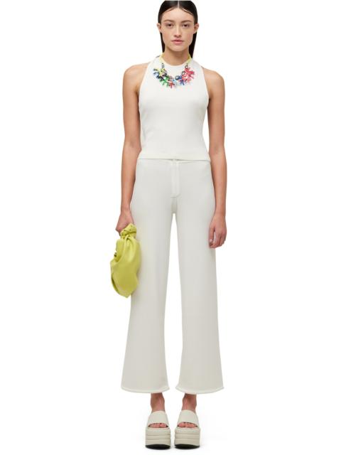 SIMONMILLER Knits By Cropped Jabber Pant In Macadamia