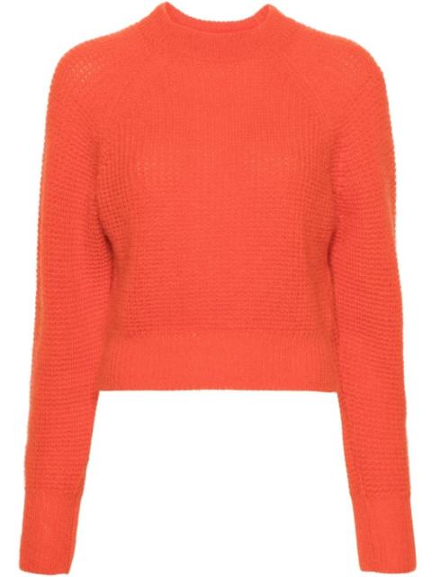 FABIANA FILIPPI mock-neck waflle-knit jumper