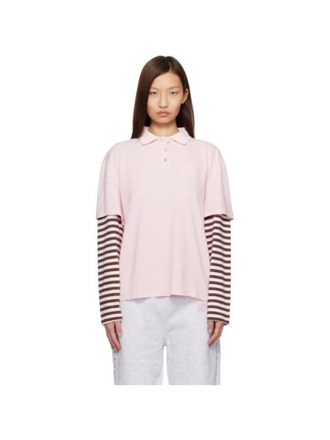 SANDY LIANG Pink Dew Polo