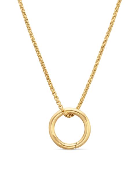 DAVID YURMAN Women's Smooth Amulet Holder in 18K Yellow Gold, 12.3mm - Gold