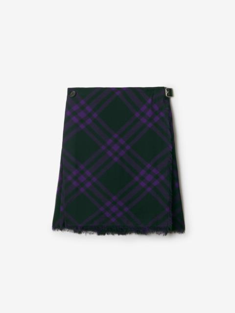 Burberry Check Silk Kilt