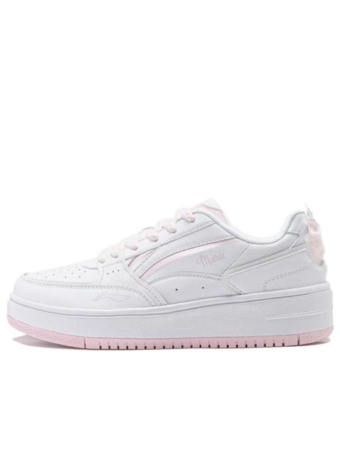 (WMNS) Li-Ning x Disney Marie Cat Skate Shoes 'White Pink Blue' AGCT382-7