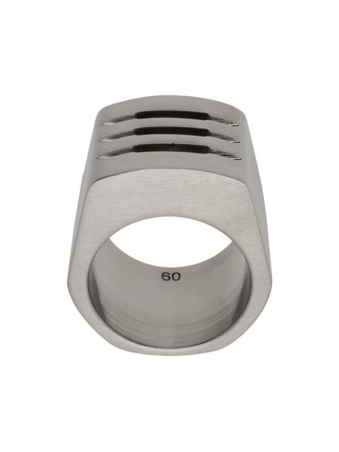 Silver Grill Thumb Ring