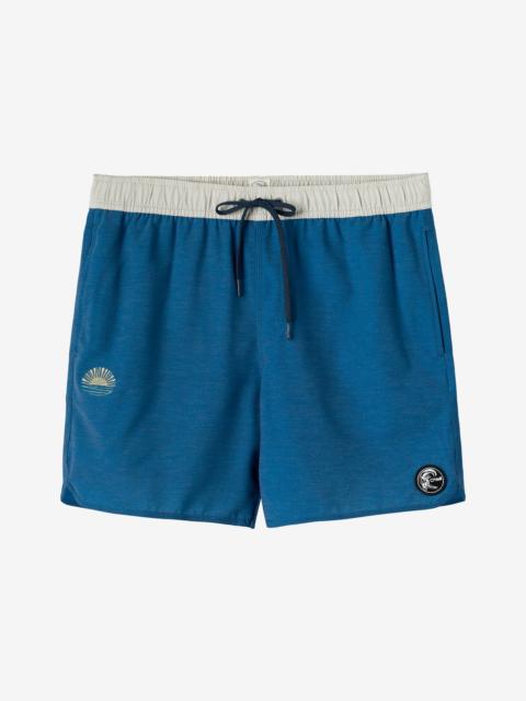 O'Neill O'Riginals Solid Scallop Volley 16" Swim Trunks