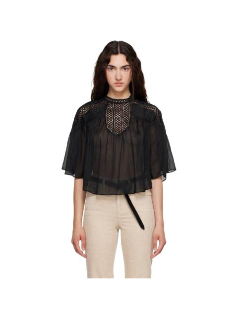 Isabel Marant Étoile Black Parina Blouse