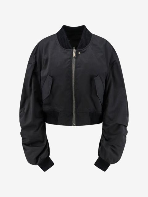 Rick Owens Secchia ruched cropped bomber jacket