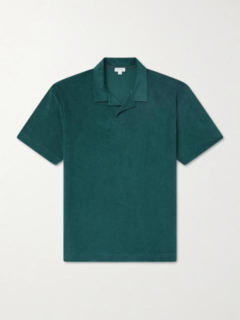 Sunspel Cotton-Terry Polo Shirt