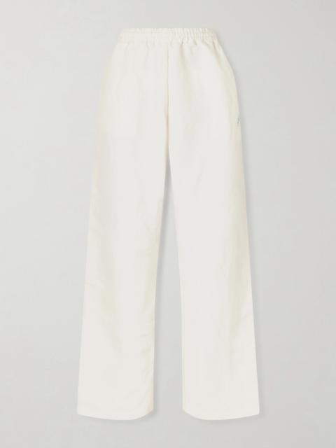 WILLY CHAVARRIA Ruff Rider Shell Wide-leg Pants