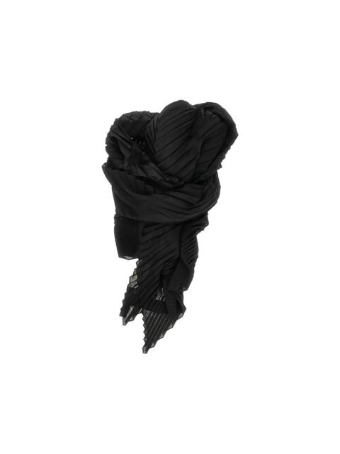 EMPORIO ARMANI pleated scarf