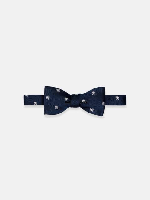 J. PRESS MADE-IN-ENGLAND NAVY GRIFFIN NAVY CLUB BOW TIE