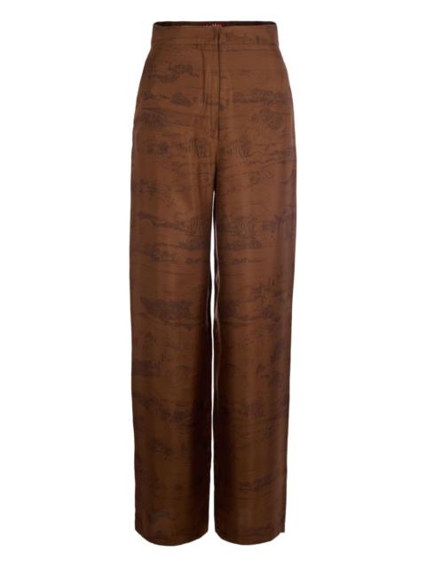 Max Mara printed trousers