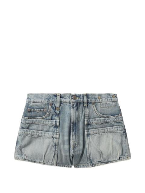 R13 cargo pocket cotton shorts