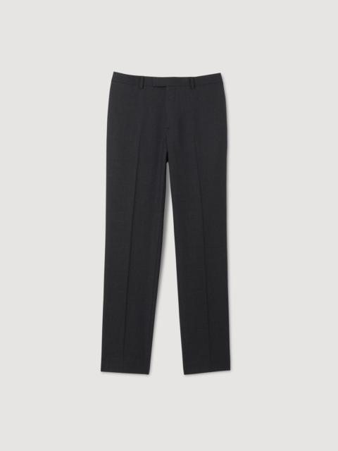 WOOL SUIT TROUSERS