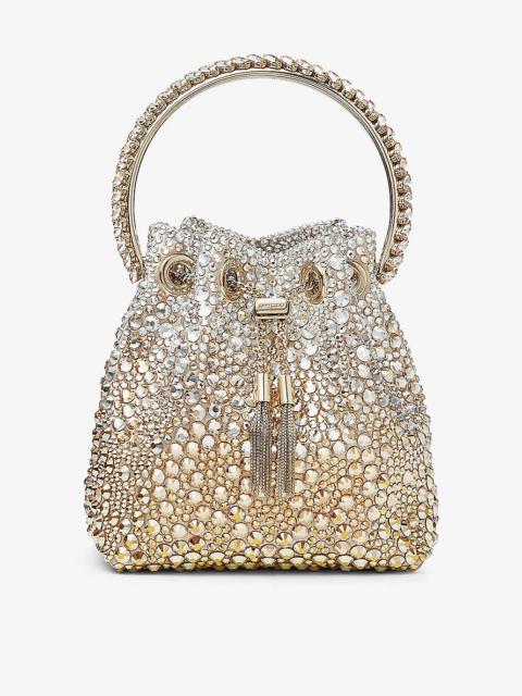 Bon Bon satin top-handle bag