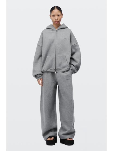 Alexander Wang crystal hotfix mid-rise sweatpant