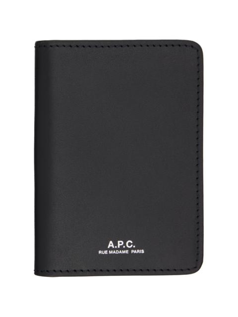 A.P.C. Black Stefan Card Holder