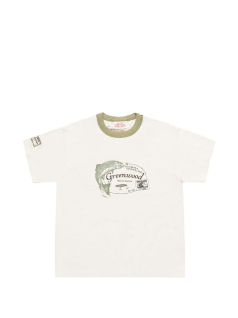 samuel zelig Trail Tee Green Ringer T-shirt
