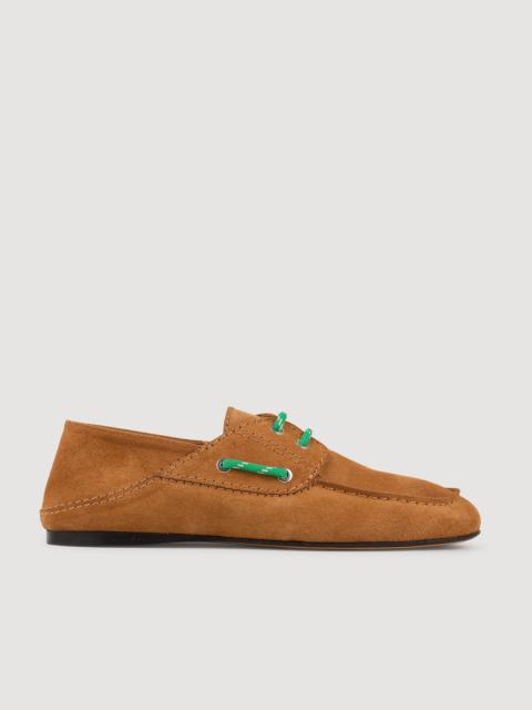 Sandro SUEDE BOAT SHOE LOAFERS