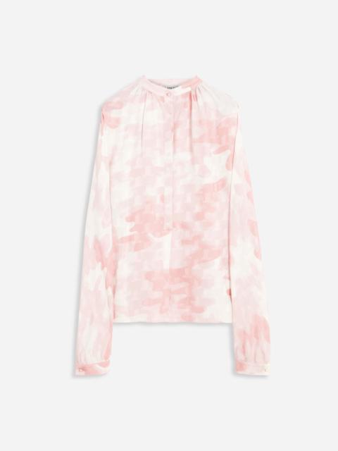 Lanvin LONG-SLEEVE PRINTED BLOUSE