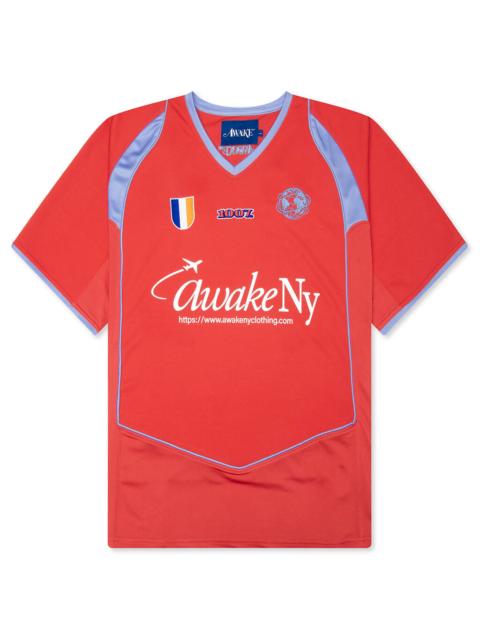 AWAKE NY UNISPHERE WARM UP JERSEY - BURGUNDY