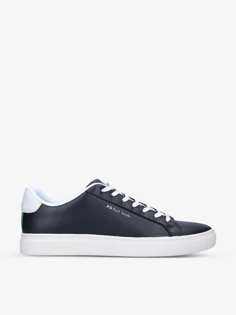 Rex stripe leather trainers