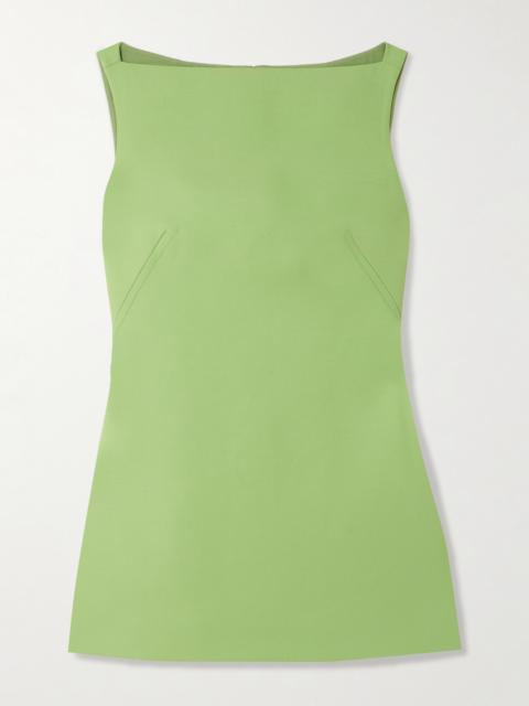 EMILIA WICKSTEAD Rifer Wool-crepe Mini Dress