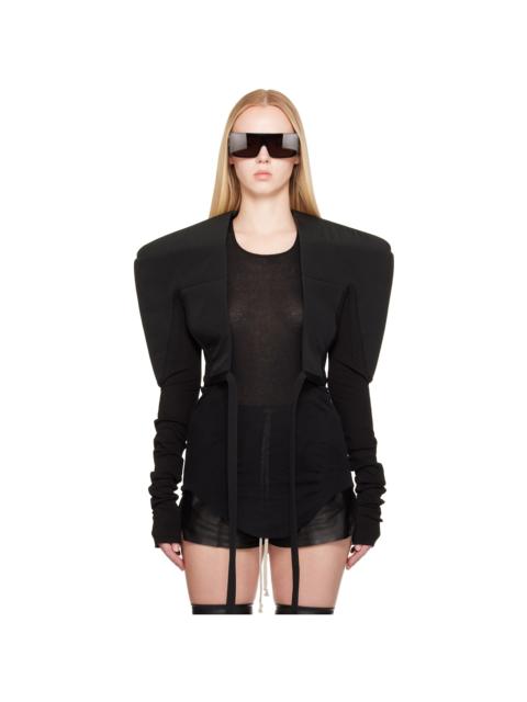 Rick Owens Black Hollywood Tight Blazer