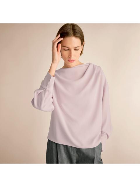 M.M.LaFleur Annmarie Drape Top - Eco Soft Wave