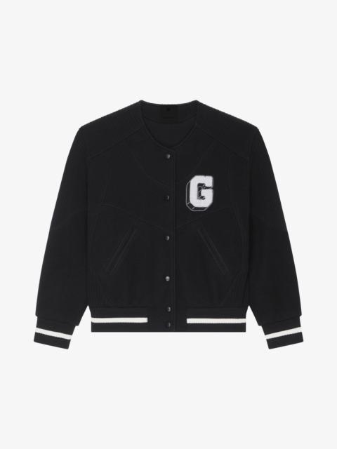 Givenchy GIVENCHY COLLEGE VARSITY JACKET IN WOOL