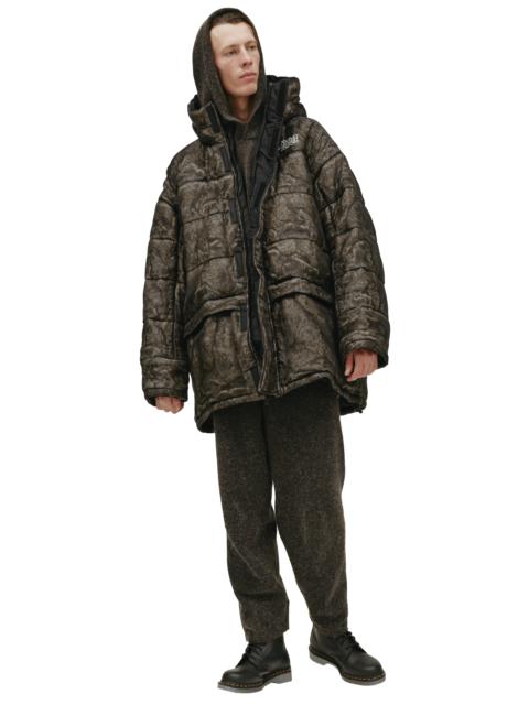 doublet ORGANDIE WRAPPED PUFFER COAT
