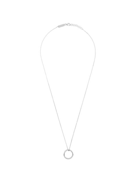 Maison Margiela Logo Reference Ring Necklace