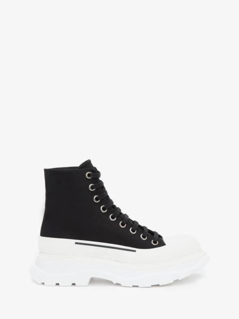 Alexander McQueen Women's Tread Slick Boot in Black/white