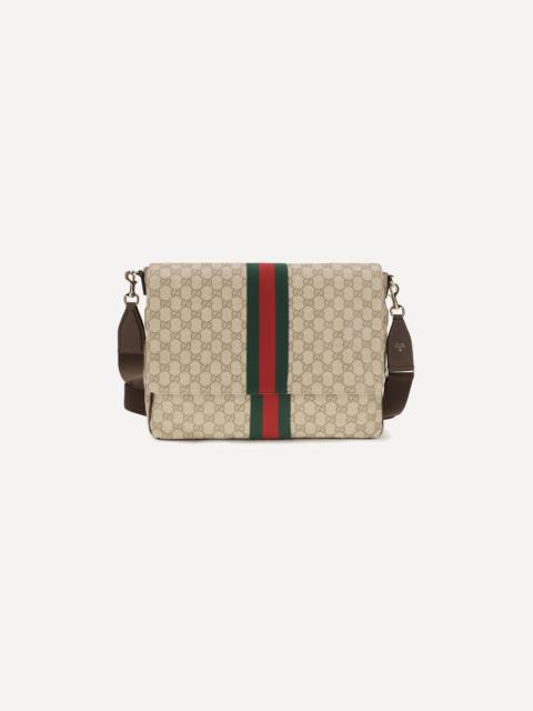 GUCCI Medium Web Stripe Shoulder Bag