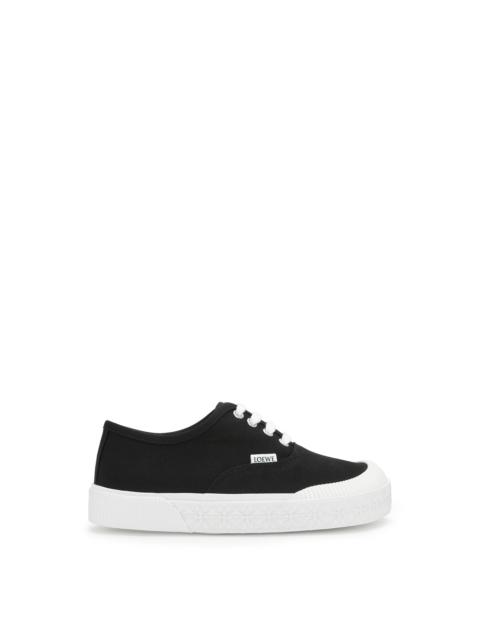 Loewe Terra Vulca lace-up sneaker in canvas