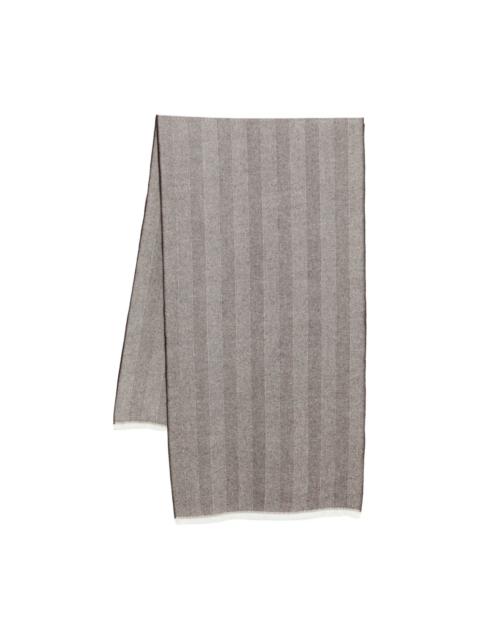 CORNELIANI striped scarf