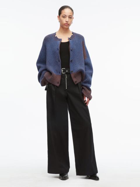 3.1 Phillip Lim Bicolor Alpaca Raglan Cardigan
