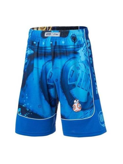 Li-Ning Li-Ning x Star Wars BadFive Basketball Shorts 'Blue Multi' AAPQ241-4