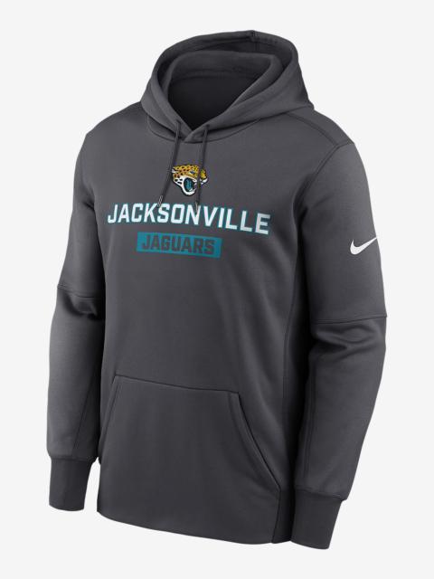 Jacksonville Jaguars Toss Sweep Men’s Nike Therma NFL Pullover Hoodie