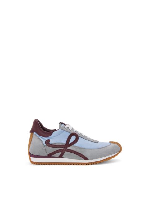 Loewe Flow runner in nylon and suede