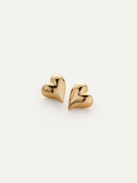 JENNY BIRD Art Heart Button Earrings