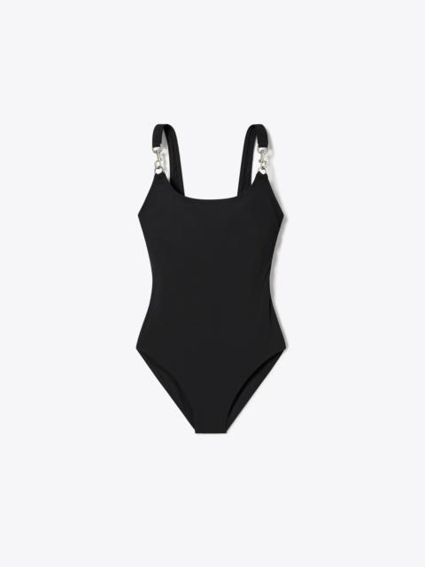 TORY BURCH Clip Tank Swimsuit