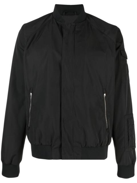 Herno logo-patch bomber jacket