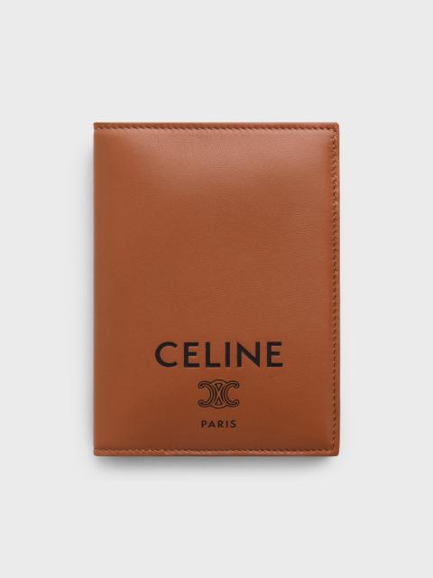 CELINE PASSPORT COVER TAKEAWAY IN SMOOTH LAMBSKIN