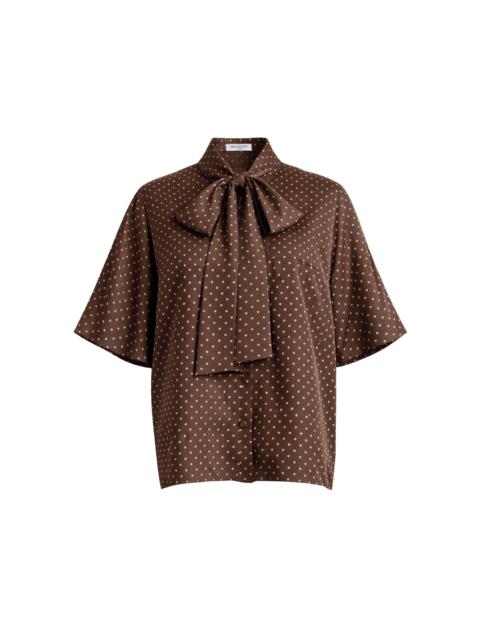 FRANÇOISE Blake Zebra Silk Top