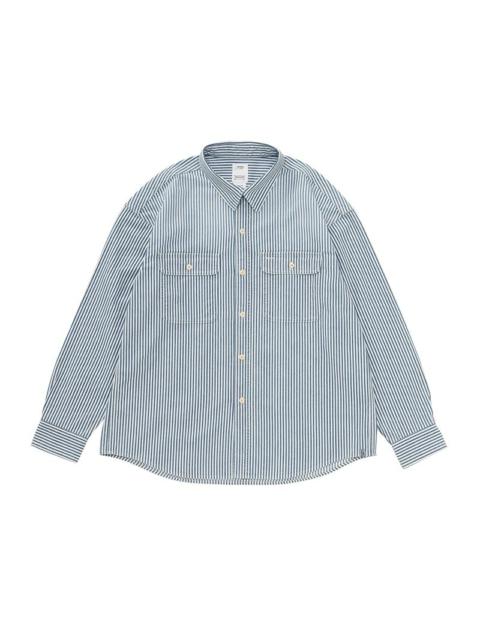 visvim SS LANGER SHIRT HICKORY DMGD