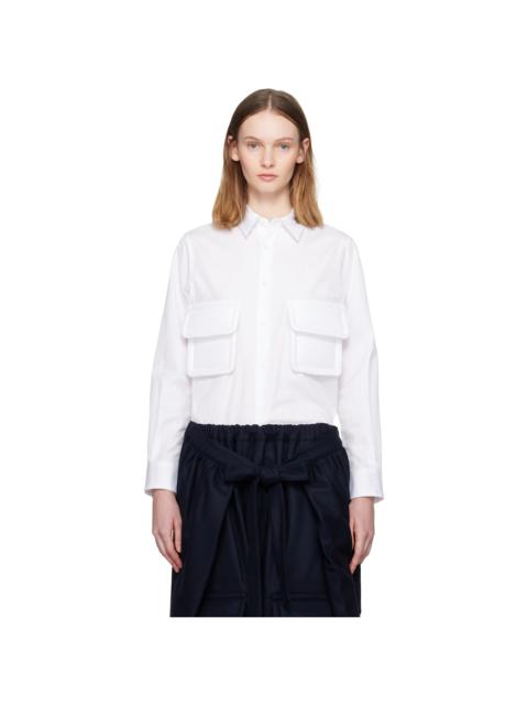Comme des Garçons Comme des Garçons White Double Pocket Shirt