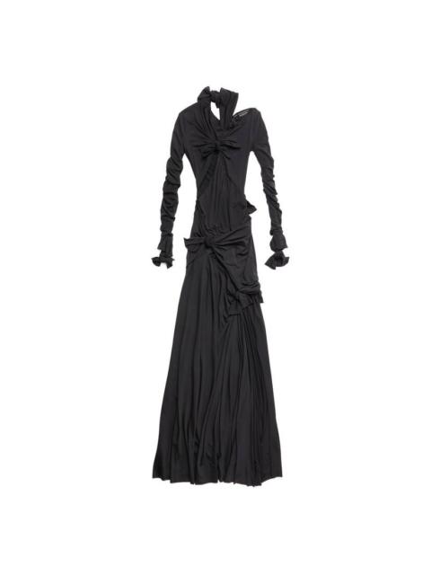 BALENCIAGA Women's Knot Gown in Black