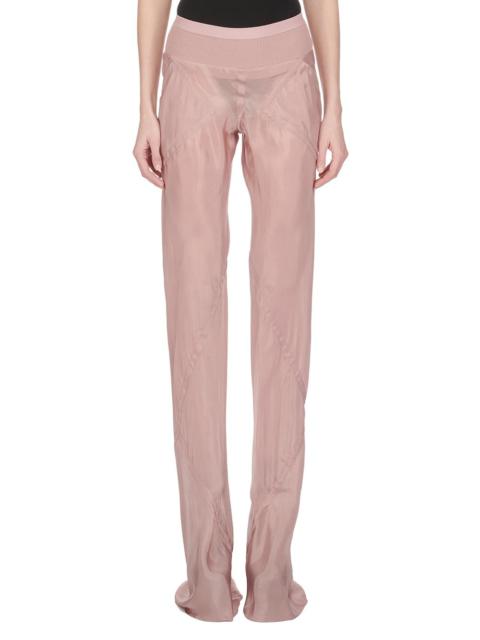 Rick Owens bias-cut high-waisted trousers