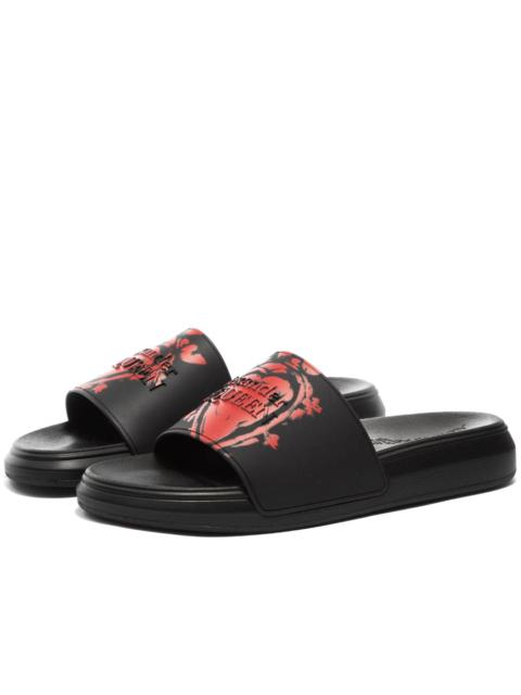 Alexander McQueen Alexander McQueen Heart Logo Pool Slide