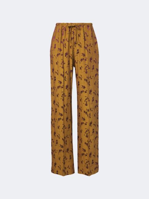 Dries Van Noten Floral wide-leg pants